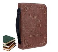 Cubierta del libro de la Biblia,Bolsa de la Biblia | Bolsa de transporte de la Biblia de PU con asa,Estuches bíblicos portátiles, estuche bíblico para estudio bíblico, iglesia, SG, Unisexo