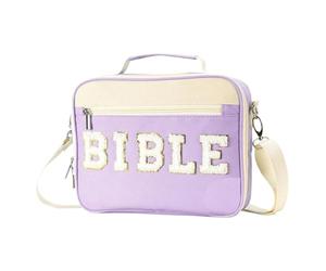 Cubierta del libro de las escrituras - Gran organizador para la Biblia con funda protectora, diseño de viaje | Ideal para reuniones de oración misionera en la iglesia, cristianos, pastores, mujeres