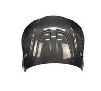 Cubierta del Motor del Parachoques Delantero del Coche de Fibra de Carbono, Piezas de ventilación del capó Compatible con Toyota GR Supra A90 A91 LB Style Upgrade Body Kit(Carbon Fiber)