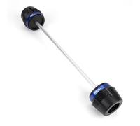 Cubierta del Motor para CFMOTO 450MT 2024 2025 Motocicleta Rueda Delantera Trasera Horquilla Eje Deslizante Protector De Choque Basculante Carrete(Rear Blue7)