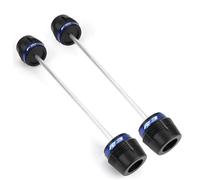 Cubierta del Motor Protector Deslizante De Horquilla para Eje Rueda Delantera Y Trasera Motocicleta MT-03 R3 YZF-R3 2015-2025(Front Rear-Blue R316)