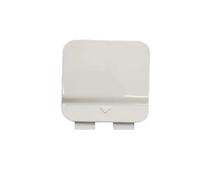 Cubierta del Orificio del Gancho de Remolque Delantero para BMW Serie 7 F02 2009-2012, Cubierta de Parachoques para Remolque 51117210880, Piezas de automóvil (Plateadas) (Blancas)