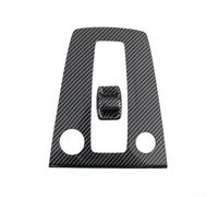 Cubierta del panel de cambio de la consola central del automóvil y cubierta de la perilla de la palanca de cambios para A3 8Y, S3, RS3 Sportback (2021-2025), aspecto de fibra de carbono, ABS, negro