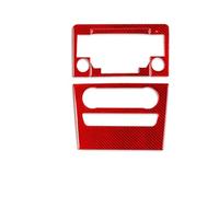 Cubierta del Panel de CD Compatible Con Benz Para Clase M W164 2005 2006 2007 2008 2009 2010 2011 Patrón Fibra Carbono Navegación Panel Control Aire Acondicionado Conjunto Cubierta Embellecedora