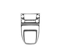 Cubierta del Panel de la Consola del Coche para Lexus RX300 1998 1999 2000 2001 2002 2003, para Radio de Fibra de Carbono con Pegatinas para el Sistema de navegación (Juego Negro A1)