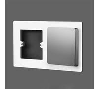 Cubierta del panel de pared del enchufe del interruptor de 86 tipos para el hogar y la oficina actualización decorativa (dorado-type4)