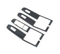 Cubierta Del Panel Del Botón Del Interruptor De La Ventanilla Del Coche Para Ford Para Kuga Para Escape 2020 2021 2022 2023 2024 YIJIAVSX(Stainless Black)