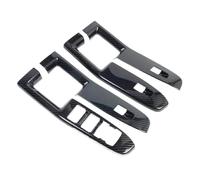 Cubierta Del Panel Del Botón Del Interruptor De La Ventanilla Del Coche Para Ford Para Kuga Para Escape 2020 2021 2022 2023 2024 YIJIAVSX(Carbon Fiber Color)