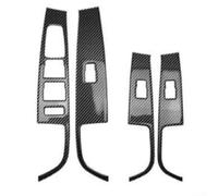 Cubierta del panel del interruptor de elevación de la puerta de la fibra de carbono para Hyundai para Sonata 2015 2019 Reemplazo de actualización interior automática
