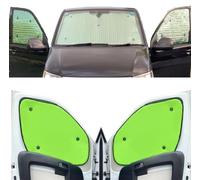 Cubierta del Parabrisas Compatible con Ford Tourneo Custom (2012-Date)(Conjunto Frontal) Color de Respaldo de Amarillo Fluorescente, Reversible