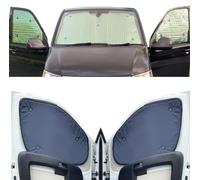 Cubierta del Parabrisas Compatible con Ford Transit Custom (2012-Date)(Conjunto Frontal) Color de Respaldo de Azul Oscuro, Reversible