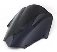 Cubierta del Parabrisas De La Motocicleta para Yamaha FZ1 FZ1S 2006-2011 Deflectores De Viento De Doble Burbuja Protector De Pantalla Spoiler Parabrisas para Motocicleta(Negro)