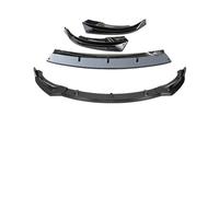 Cubierta del parachoques delantero Kit de carrocería difusora mentón y labio parachoques delantero, Deflector alerón Tuning para Tesla para modelo 3 2017-2023 para Y 2021-2024(MY Bright Carbon)