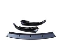 Cubierta del parachoques delantero Para Tesla para Model 3 2023&Y 2024 parachoques delantero alerón nuevo cuerpo negro de carbono PP modificación(Carbon Black,For 3)