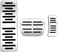 Cubierta del Pedal del Acelerador del Coche Juego de Pedales para Coche Q7 (Modelos para 4M, 2017-2022): Acelerador, Freno, reposapiés, Almohadilla Antideslizante