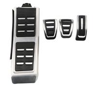 cubierta del pedal Para A4 B8 S4 RS4 Q3 A5 S5 RS5 8T Q5 8R SQ5 A6 C7 A7 Cubierta De Pedal Reposapiés Freno Combustible Cubiertas Almohadillas Goma Pedales Coche(MT With Rest)