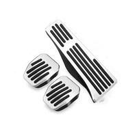 cubierta del pedal Para BMW 1 3 Series E87 E90 E91 2004~2013 Pedales Freno Acelerador Coche Pie Embrague Estera Protectora Antideslizante(MT 3pcs Silver)