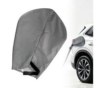 Cubierta del Puerto del Cargador EV, Cubierta Impermeable del Puerto del Cargador EV Protección,Impermeable y a prueba de polvo, compatibles con la mayoría de coches eléctricos cargador - Gris