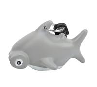 Cubierta del Regulador de la Segunda Etapa de los Peces, Cubierta de la Boquilla del Regulador de Dibujos Animados Lindo de Goma Suave Universal a Prueba de Polvo con Clip para bajo(Tiburon martillo)