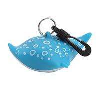 Cubierta del Regulador de la Segunda Etapa de los Peces, Duradera Cubierta de la Boquilla del Regulador de Dibujos Animados Portátil Seguro Lindo Universal con Clip para Submarino(Rayo de Punto Azul)