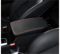Cubierta del reposabrazos de la consola central Reposabrazos De Cuero Sintético Para Coche, Tapa De La Consola Central, Funda Para Reposabrazos, Accesorios Para Hyundai Para Tucson 2015-2018(rojo)