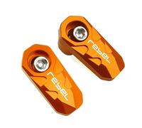 Cubierta del sensor Per REBEL500 300 250 CMX300 CMX500 Accessori Per Moto Di Alta Qualità, Protezione Per Sensore ABS Ruota Anteriore(2Orange)