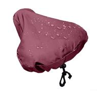 Cubierta del sillín de la bicicleta 1pcs impermeable lluvia polvo protector UV resistente tela Oxford cordón diseño para MTB Road E-Bike Seat (negro)