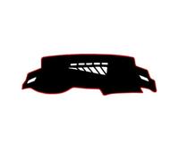 Cubierta Del Tablero Compatible Con Audi Para A4 A4L B8 2009-2014 2015-2016 Funda Protectora Para Salpicadero Parasol Para Coche Alfombra Interior(Right Hand Drive,Black Red Edge)