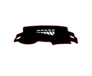 Cubierta Del Tablero Compatible Con Audi Para A4 A4L B8 2009-2014 2015-2016 Funda Protectora Para Salpicadero Parasol Para Coche Alfombra Interior(Right Hand Drive,Black Red Edge)