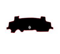 Cubierta Del Tablero Compatible Con Citroën Para C1 2005-2010 2011 2012 2014 Alfombrilla Para Salpicadero De Coche Parasol Protección Alfombra(Right Hand Drive,Black Red Edge)