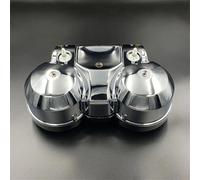 Cubierta del Tablero Compatible con HORNET Para CB900F 2002-2007 Para CB600F 2003-2004 Velocímetro Tacómetro Indicadores Cubierta Carcasa inferior de motocicleta(Black Bottom Cover)
