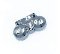 Cubierta del Tablero Compatible con HORNET Para CB900F 2002-2007 Para CB600F 2003-2004 Velocímetro Tacómetro Indicadores Cubierta Carcasa inferior de motocicleta(Silver bottom Cover)