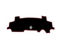 Cubierta Del Tablero Compatible Con Toyota Aygo 2005-2014 Cubierta Del Tablero Automóvil Cojín De La Consola Central(Right Hand Drive,Black Red Edge)
