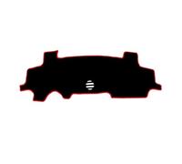 Cubierta Del Tablero Compatible Con Toyota Aygo 2005-2014 Cubierta Del Tablero Automóvil Cojín De La Consola Central(Left Hand Drive,Black Red Edge)