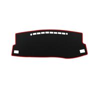 Cubierta Del Tablero Compatible Con Toyota Para Auris E180 2013-2016 2017 2018 Cubierta Para Salpicadero De Coche Parasol Alfombrilla Protectora Para(Right Hand Drive,Black Red Edge)