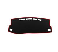 Cubierta Del Tablero Compatible Con Toyota Para Auris E180 2013-2016 2017 2018 Cubierta Para Salpicadero De Coche Parasol Alfombrilla Protectora Para(Left Hand Drive,Black Red Edge)