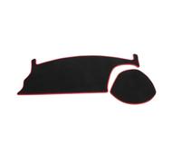 Cubierta Del Tablero Compatible Con Toyota Para GR86 2022 2023 2024 2025 Alfombrilla protectora para salpicadero coche parasol funda alfombra(Right-Rudder RED)