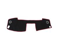 Cubierta Del Tablero Compatible Con Toyota Para Tundra Sequoia 2007-2010 2011 2012 2013 Cubierta Para Tablero De Instrumentos Parasol Alfombra Para(Right Hand Drive,Black Red Edge)