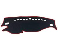 Cubierta del Tablero del Coche Para Hyundai Para Creta Ix25 2014 2015 2016 2017 2018 2019 LHD Cubierta Protectora Tablero Almohadilla Evitar La Luz Parasol Tablero Instrumentos(Red Edge)