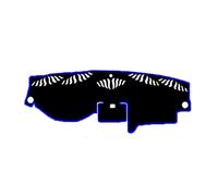 Cubierta del tablero del tablero Para Benz Clase C W204 2008-2014 C-Klasse C180 C200 C220 C250 C300 Cubierta Para Tablero Automóvil DashMat Alfombra Capa Cubierta Salpicadero(Blue LHD preFacelift)