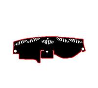 Cubierta del tablero del tablero Para Benz Clase C W204 2008-2014 C-Klasse C180 C200 C220 C250 C300 Cubierta Para Tablero Automóvil DashMat Alfombra Capa Cubierta Salpicadero(Red RHD pre Facelift)