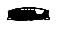 Cubierta del tablero del tablero Para BYD Para Yuan Hasta 2024 2025 Auto Dash Mat Alfombra Capa Parasol Dashmat Pad Interior Car Dashboard Cover Cubierta Salpicadero(Black RHD With HUD)