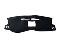 Cubierta del Tablero del Tablero para Dacia Sandero Stepway II 2 RS 2013-2020, Funda Salpicadero Coche Alfombrilla Antideslizante Anti-UV Cubre Salpicadero Alfombra,Left Hand Drive-Black