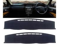 Cubierta del Tablero del Tablero para Nissan Patrol ST Y61 4800 GRX GR, Funda Salpicadero Coche Alfombrilla Antideslizante Anti-UV Cubre Salpicadero Alfombra,RHD-Black