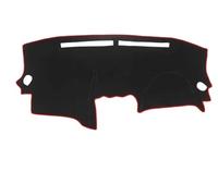 Cubierta Del Tablero Tablero Instrumentos Cubierta Antideslizante Tapete Protector Almohadilla Parasol Coche Alfombra Para Nissan Para Altima(Right Hand Red)