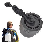 Cubierta del tanque del regulador de protección - Cubierta del tanque de buceo DIN estilo cordón | Equipo de buceo de acero, diseño compacto y duradero, accesorio de seguridad para