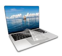 Cubierta del Teclado,ZYB TPU Protector Teclado MacBook Pro 13 para 2022 2020 MacBook Pro 13 Pulgadas M2 M1 A2338/A2289/A2251 y MacBook Pro 16 A2141 con Touch Bar, QWERTY Español Diseño, TPU Claro