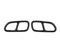 Cubierta del tubo de escape trasero, 2 uds., Marco de ajuste de punta de escape, reemplazo de salida cuádruple para Mercedes CLA SLK R172 SL R231