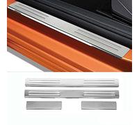 Cubierta del umbral de la puerta para VW Polo 2017-2020 acero inoxidable cromado 4 Pcs