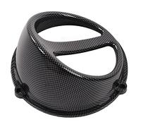 Cubierta del Ventilador de Refrigeración del Motor, Cubierta de la Toma de Aire de la Motocicleta para Scooter Estilo de Fibra de Carbono de Alta Resistencia ABS Compacto y Ligero
